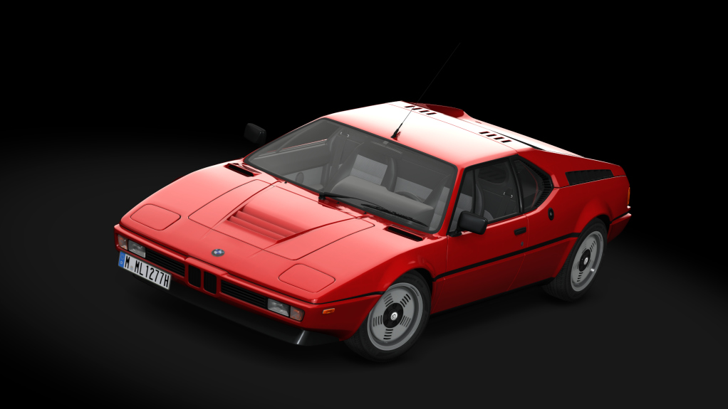 BMW E26 M1 '79, skin Brilliant_red