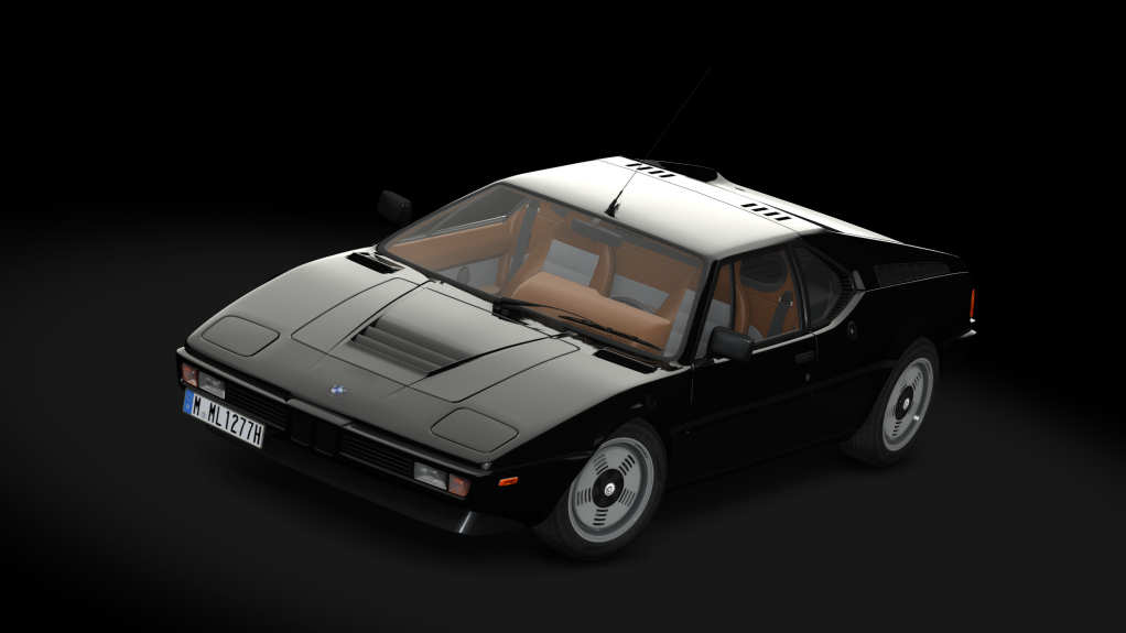 BMW E26 M1 '79, skin Diamond_Black_metallic