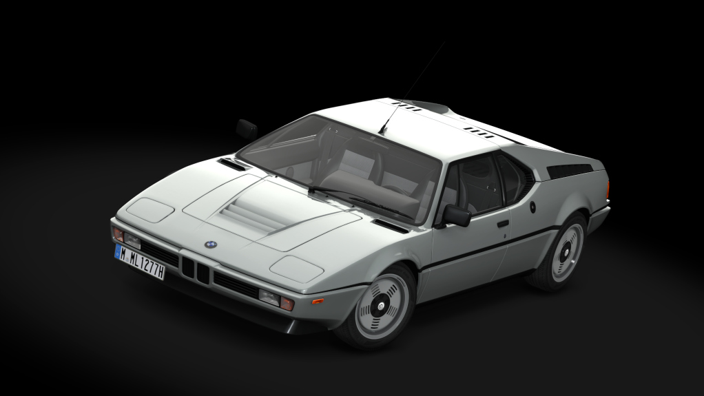 BMW E26 M1 '79, skin Salmon_Silver_metallic