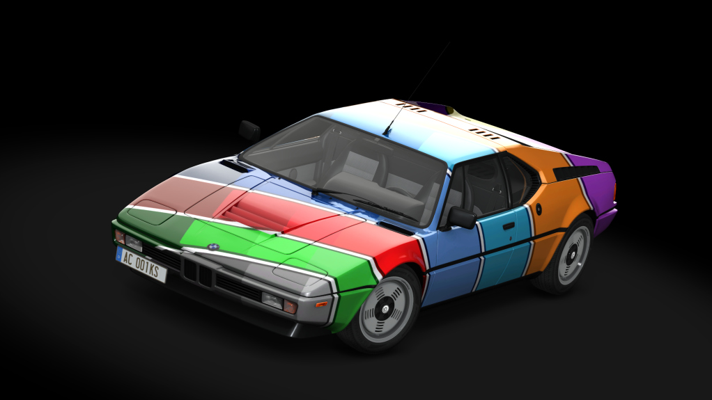 BMW E26 M1 '79, skin art