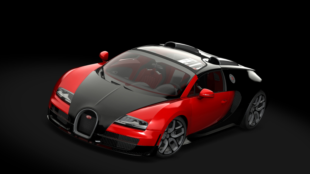 Bugatti Veyron 16.4 Grand Sport Vitesse '12, skin Red_Black