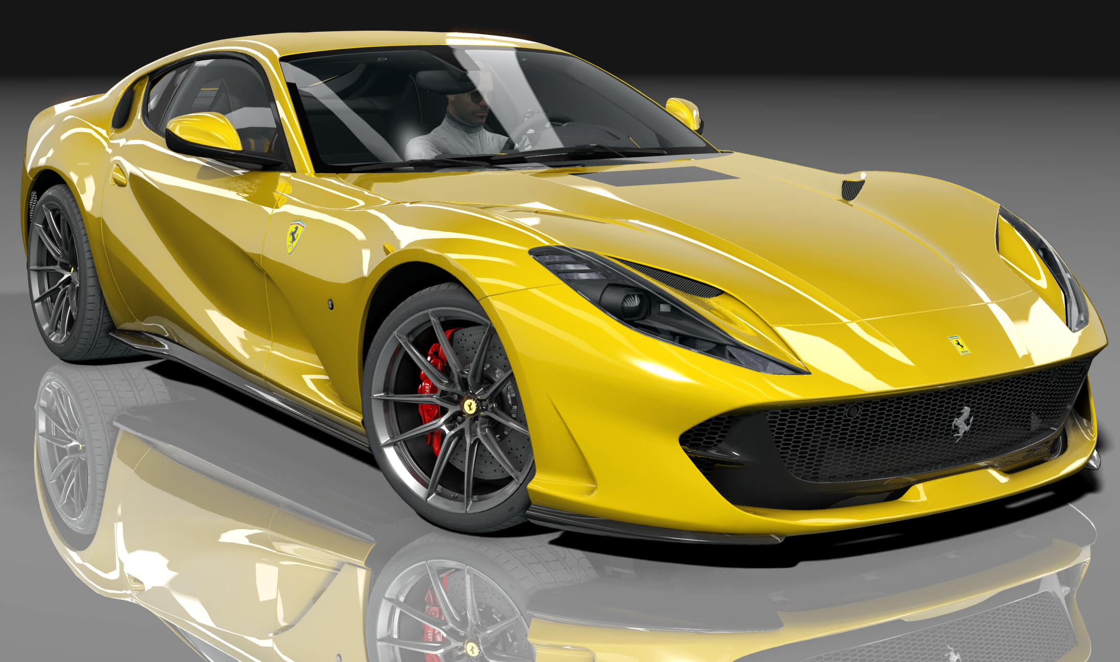 Ferrari 812 Superfast GT, skin 03_giallo_modena