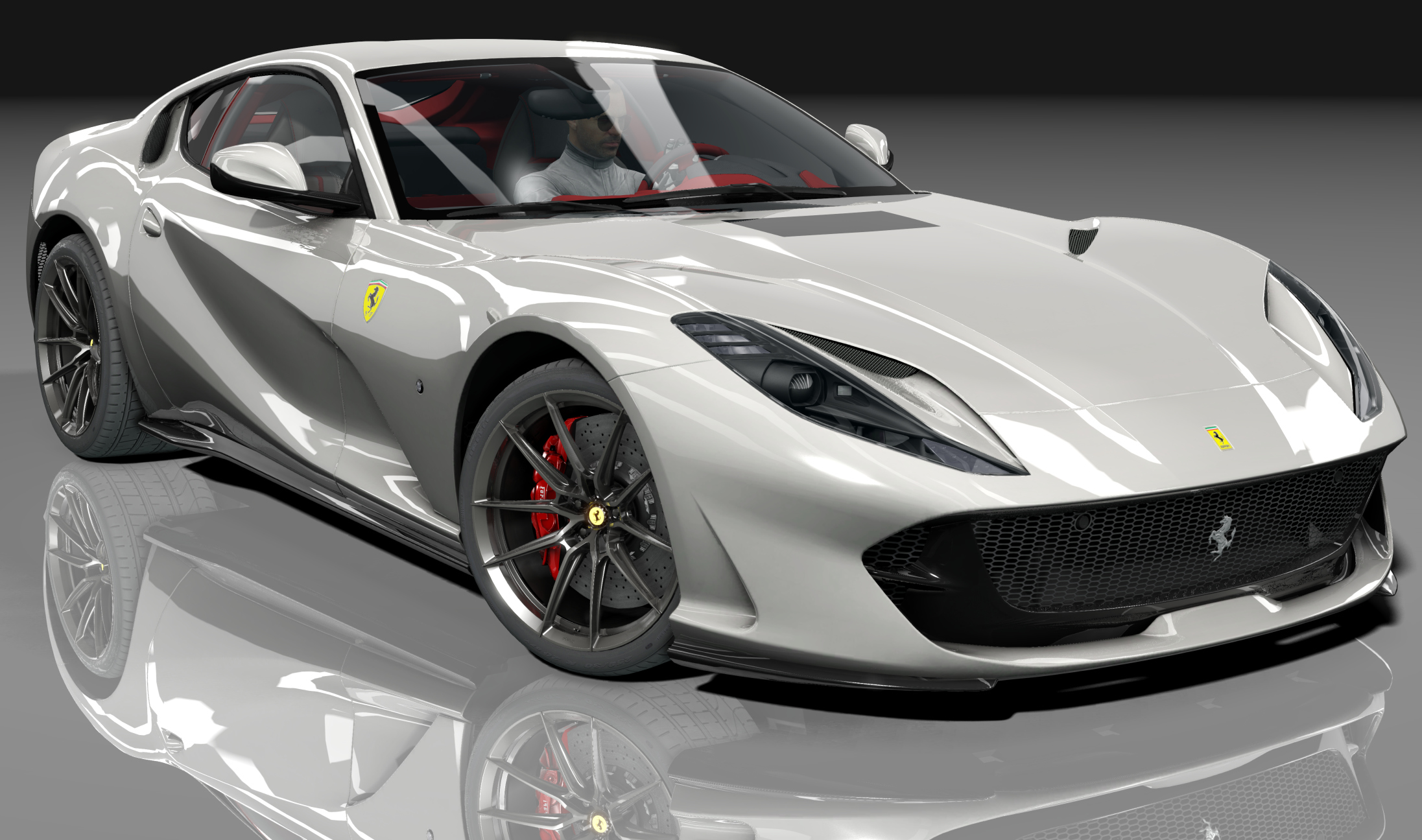 Ferrari 812 Superfast GT, skin 05_bianco_avus