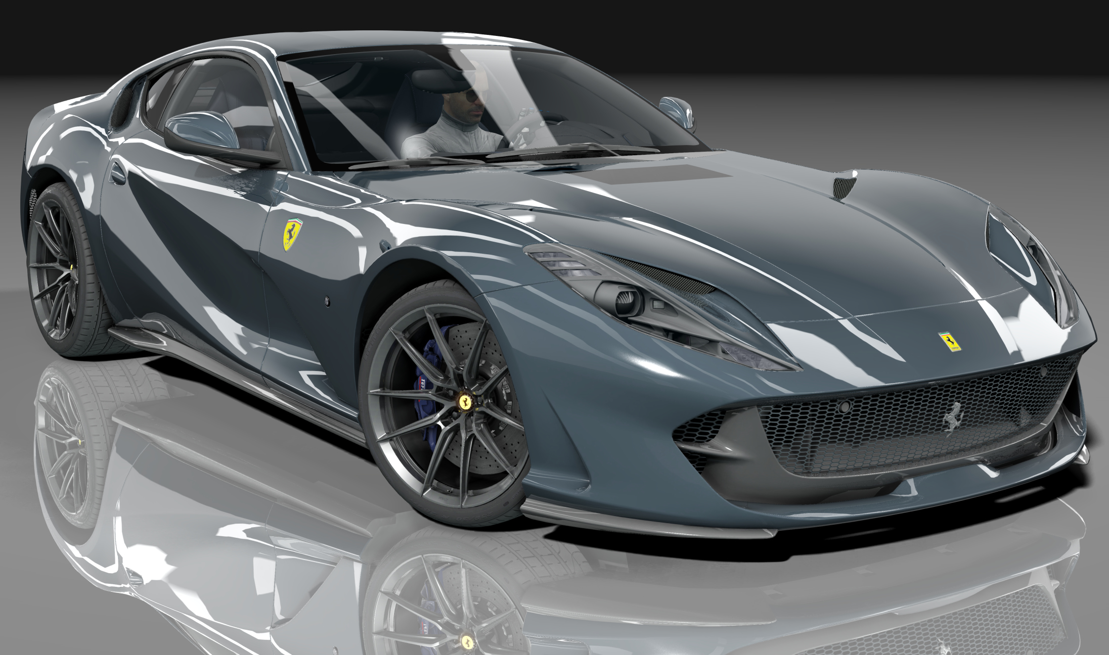 Ferrari 812 Superfast GT, skin 06_blu_abu_dhabi