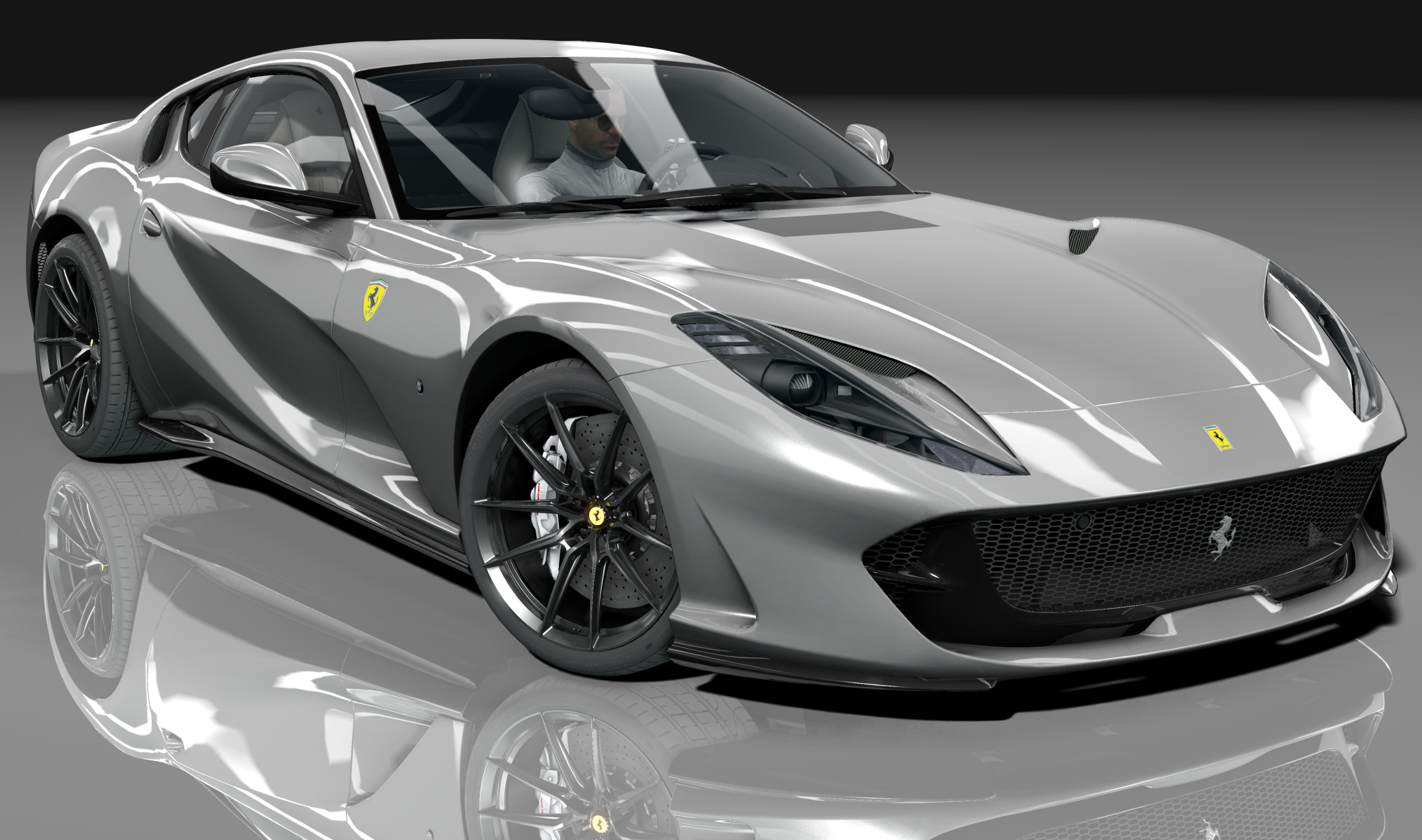 Ferrari 812 Superfast GT, skin 12_argento_nurburgring