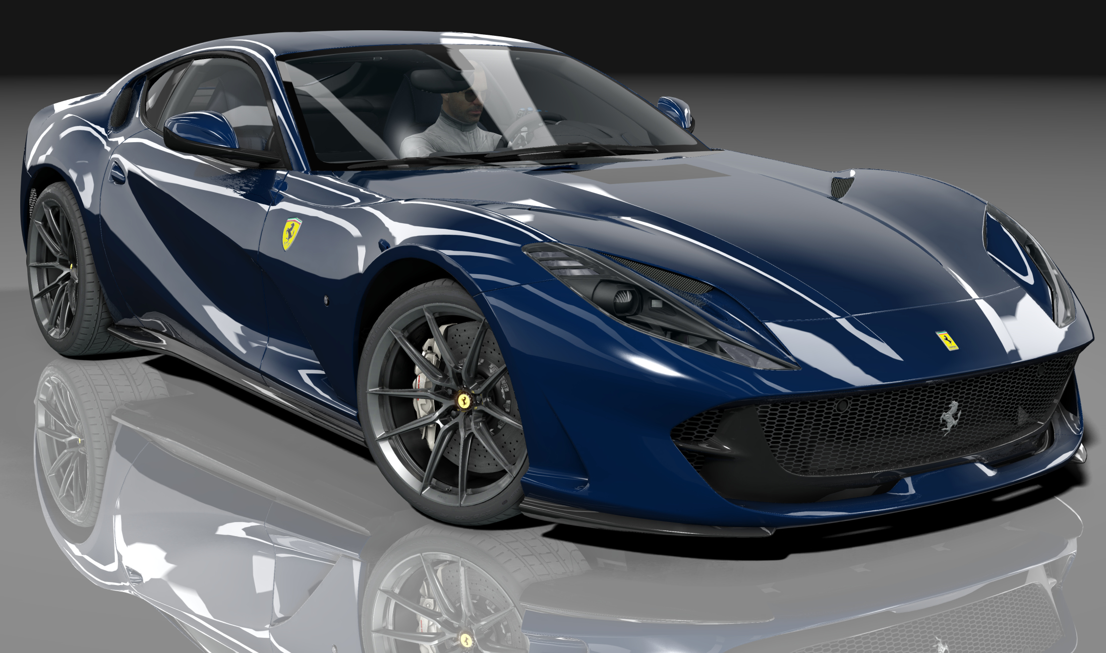 Ferrari 812 Superfast GT, skin 20_blu_pozzi