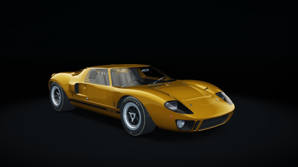 Ford GT40, skin orange