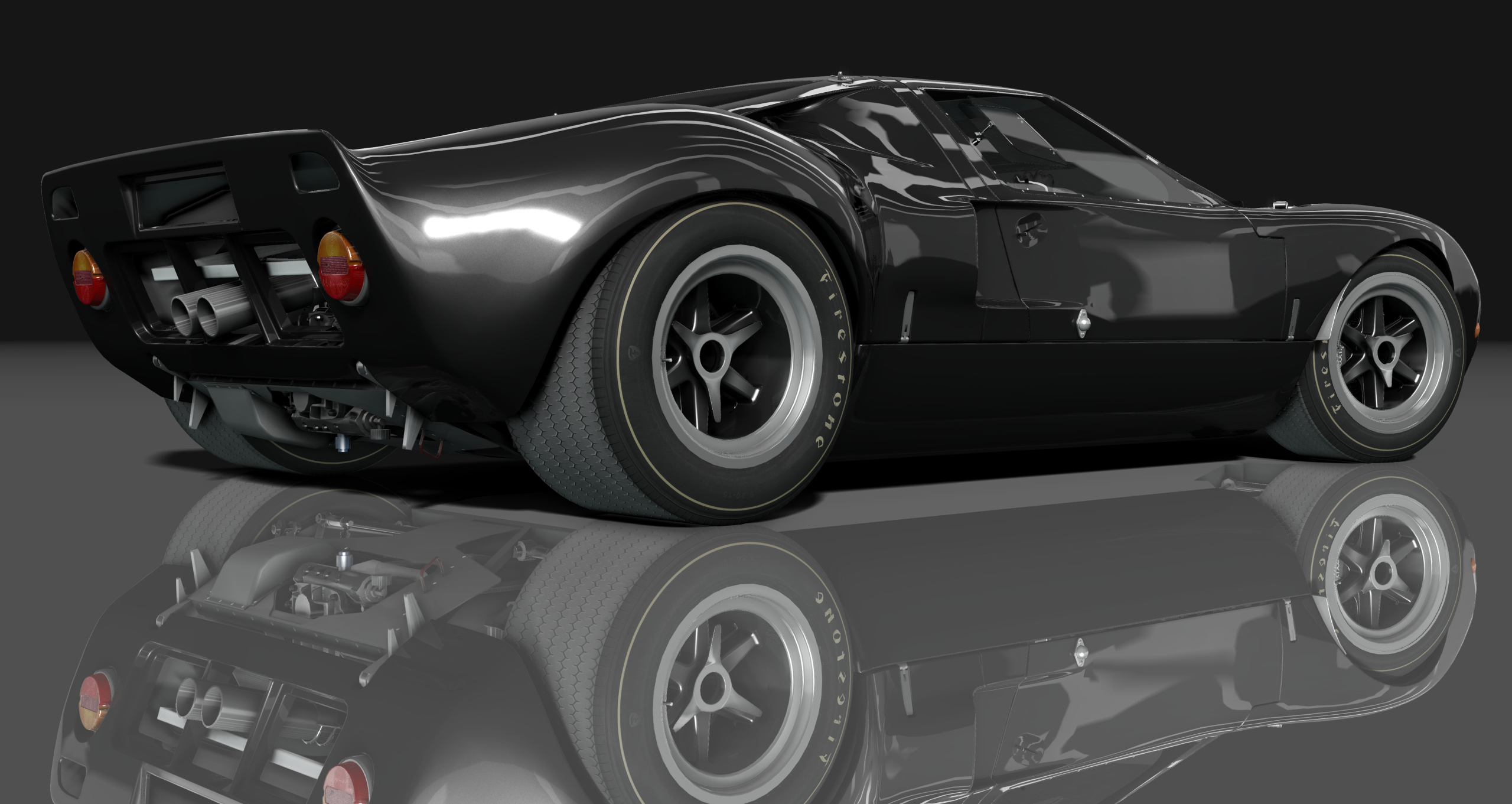 Ford GT40 451 CI, skin Black