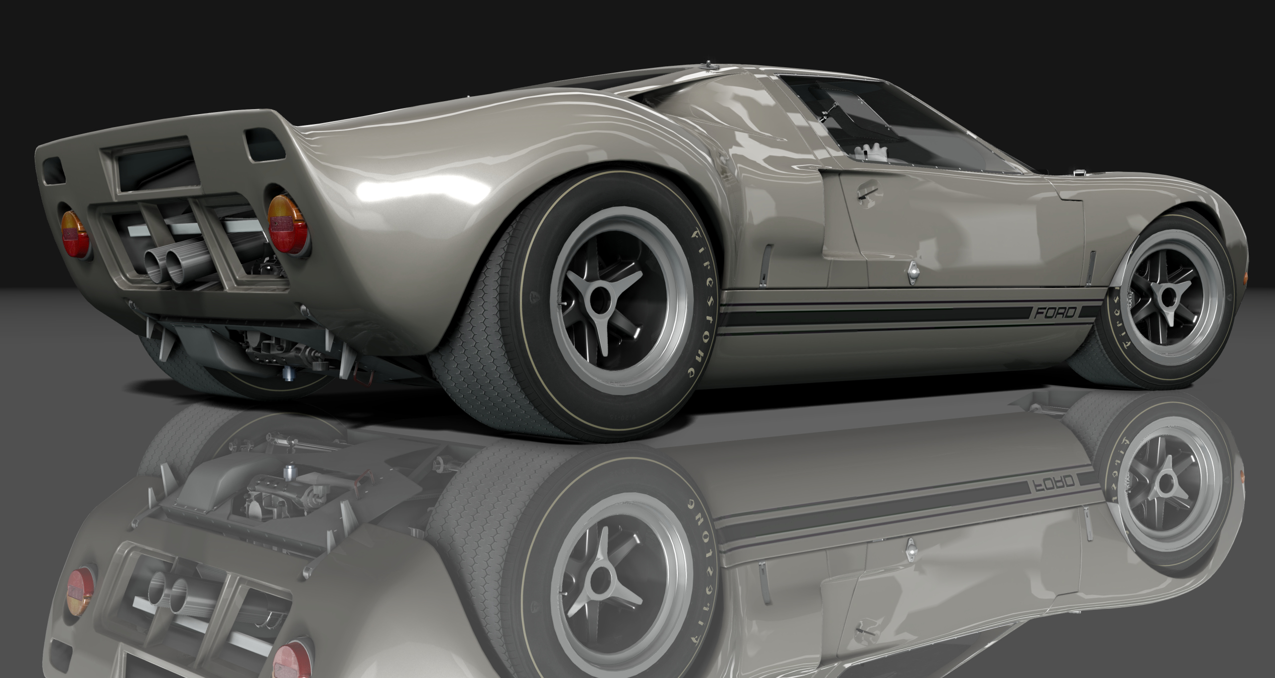 Ford GT40 451 CI, skin beige