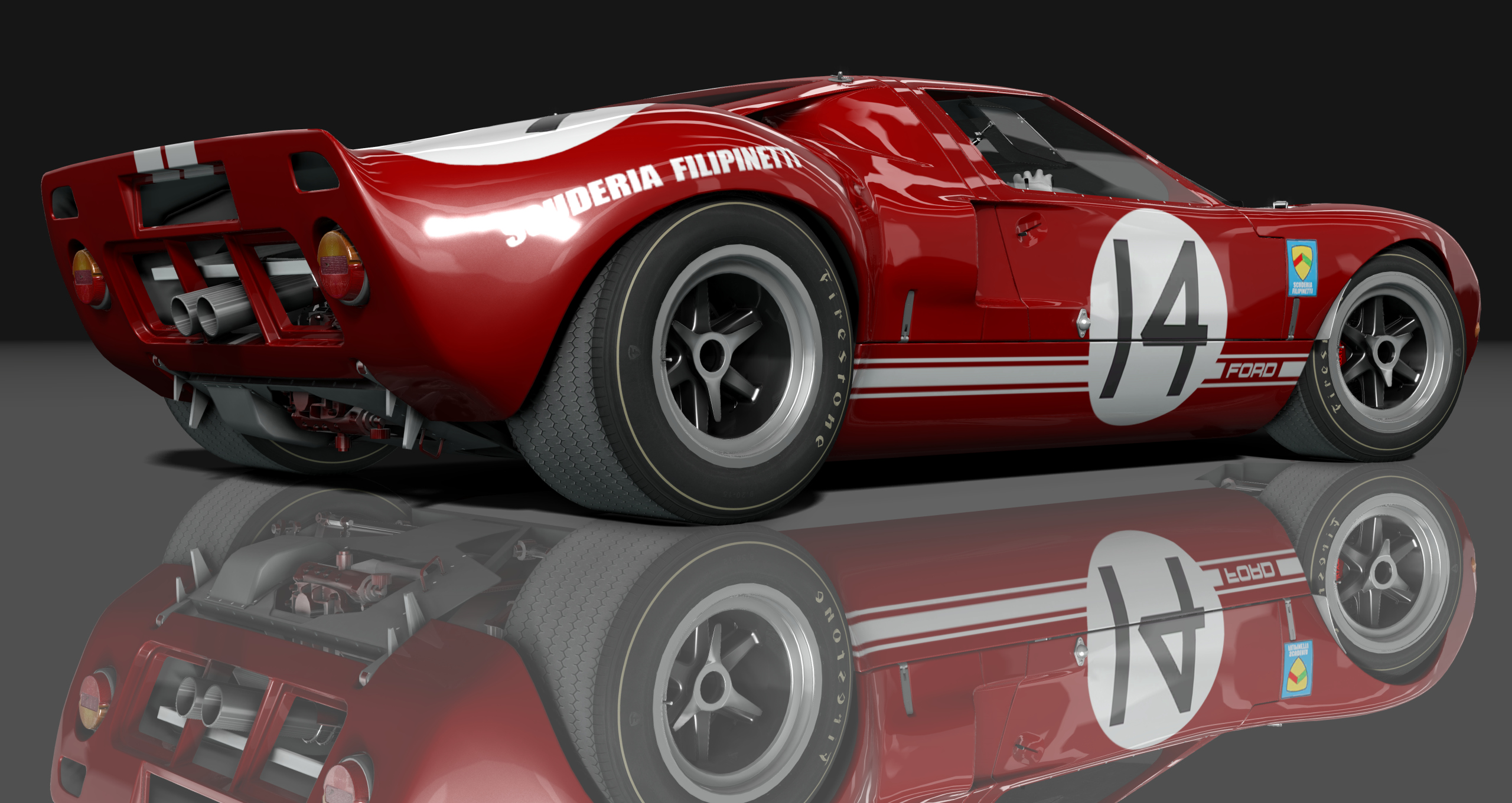 Ford GT40 451 CI, skin scuderia