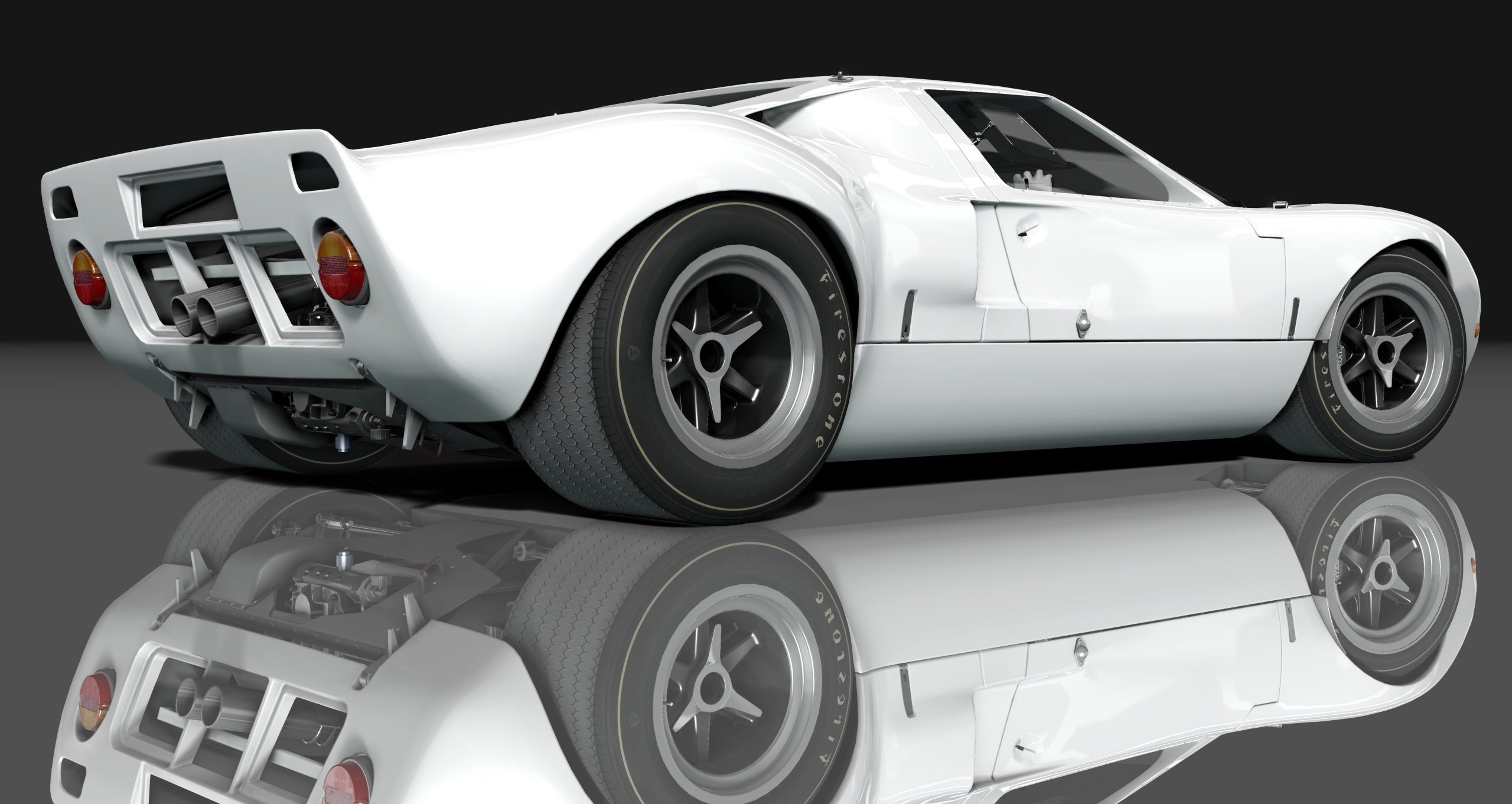 Ford GT40 451 CI, skin white_white