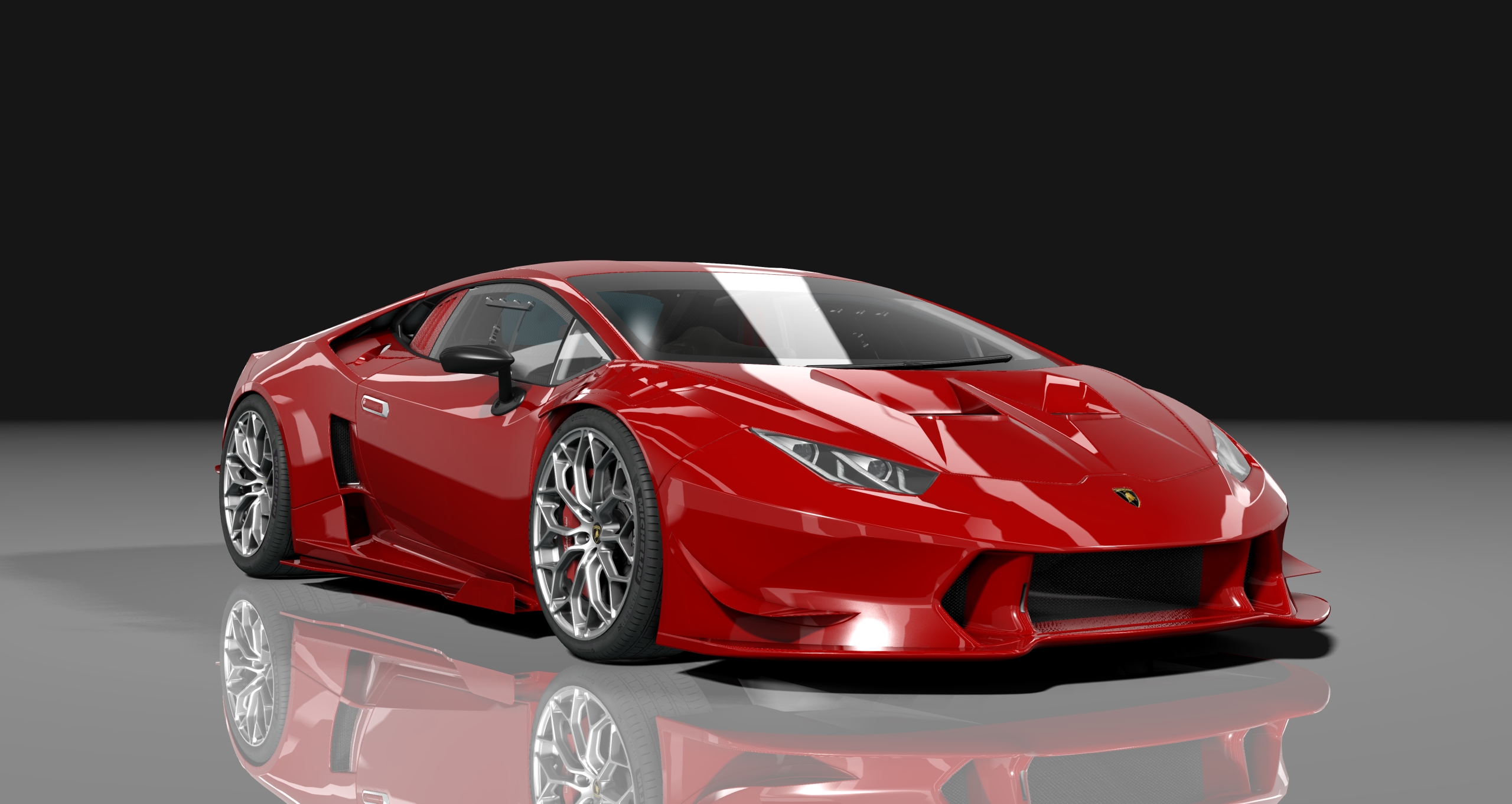 Lamborghini Huracan UGR R1700, skin rosso_efesto