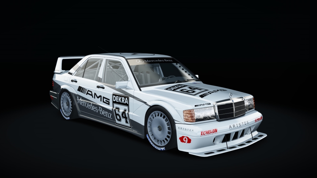 Mercedes-Benz 190E EVO II, skin alpine_white_64