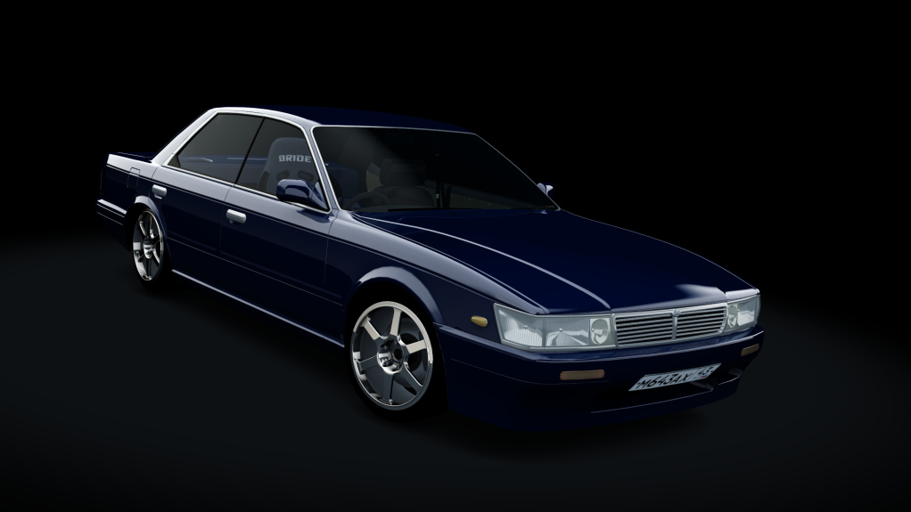 Nissan Laurel C33 𝕾𝖙𝖗𝖊𝖊𝖙𝕮𝖆𝖗𝕾𝖕𝖊𝖈𝖎𝖆𝖑 𝕾-1, skin blue