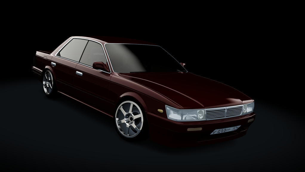 Nissan Laurel C33 𝕾𝖙𝖗𝖊𝖊𝖙𝕮𝖆𝖗𝕾𝖕𝖊𝖈𝖎𝖆𝖑 𝕾-1, skin red