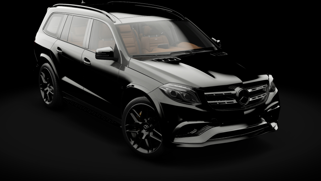 Mercedes-Benz GLS63 AMG (X166), skin 02_black