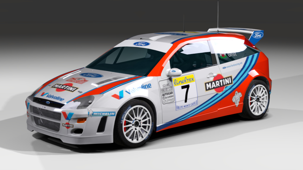 LF WRC 2.0 Ford Focus RS WRC 1999, skin Martini Racing