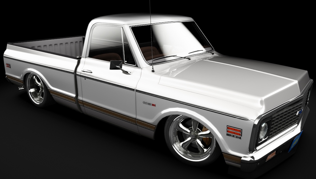 LM - Chevrolet Cheyenne 10 v2 custom, skin white