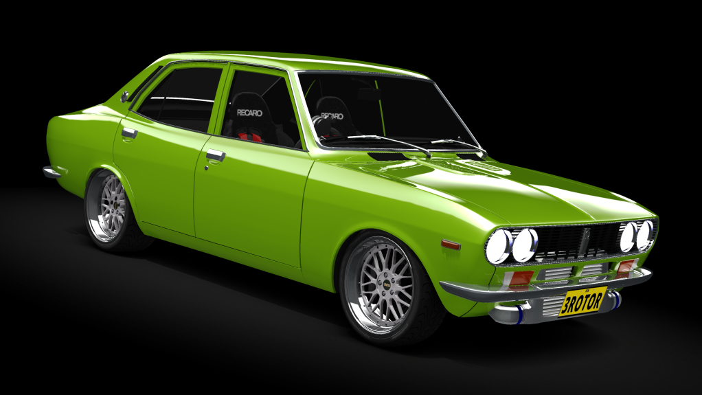 Mazda Capella 20B Turbo, skin MuscatGreen