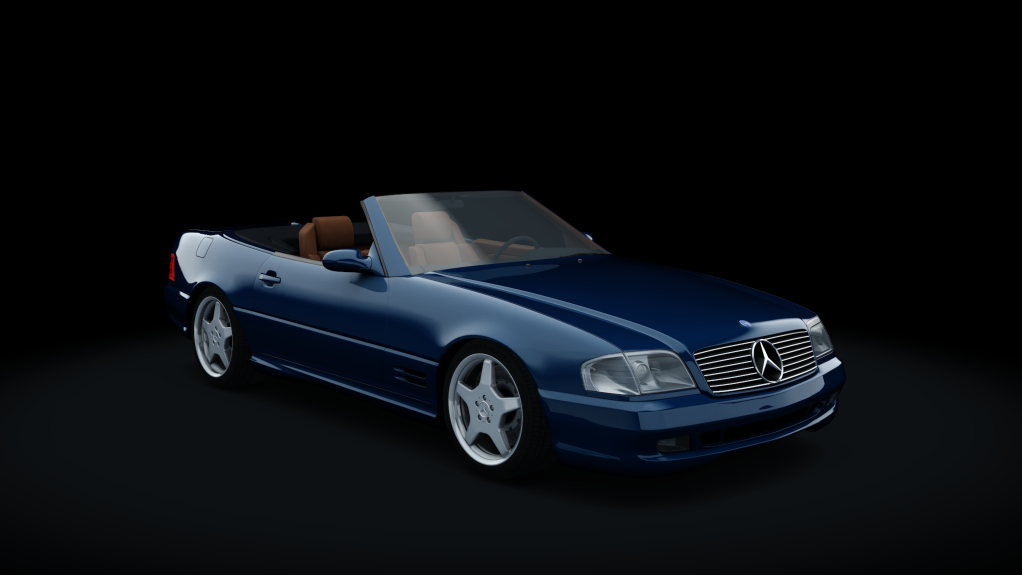 Mercedes-Benz SL500 AMG, skin 3dark_blue