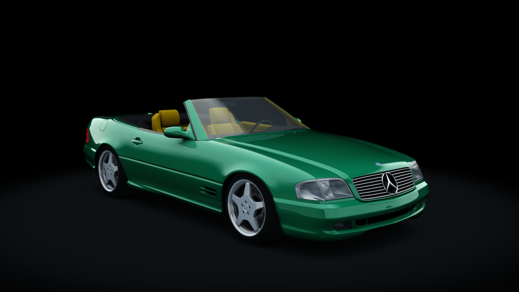 Mercedes-Benz SL500 AMG, skin 6light_green