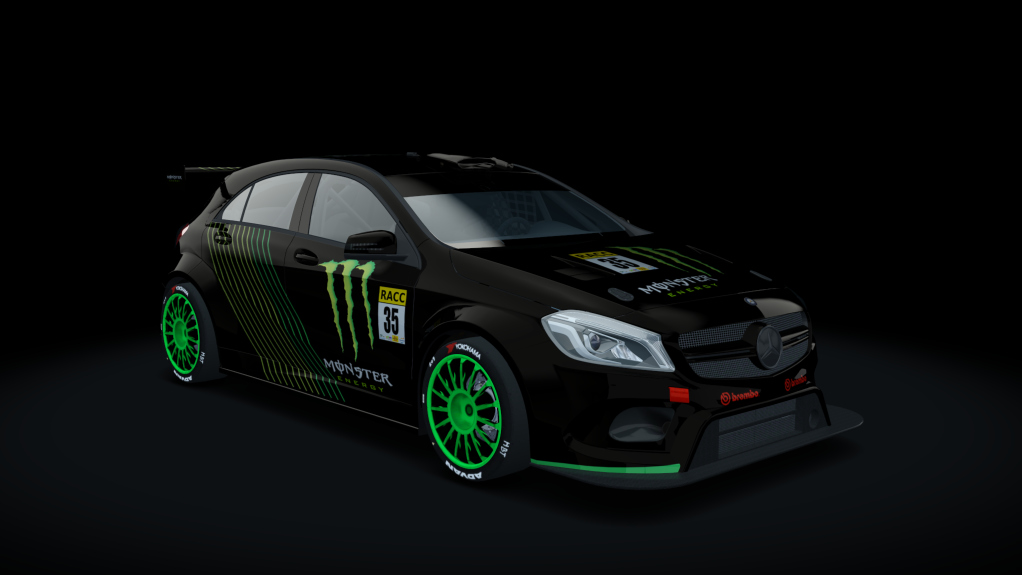 Mercedes-Benz A45 AMG WRC, skin monster