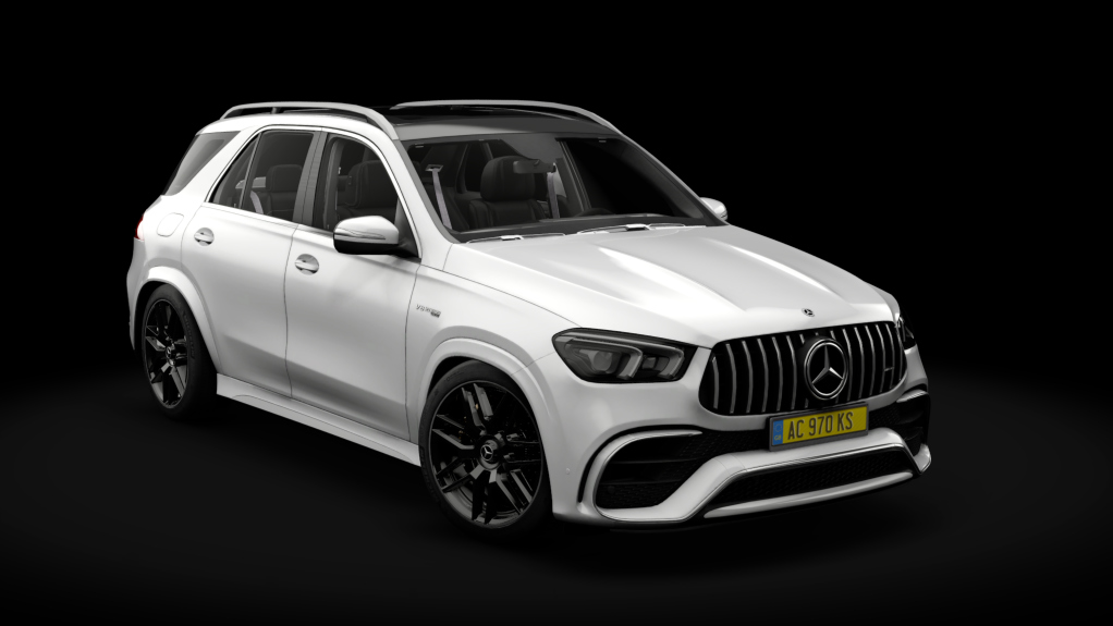 Mercedes GLE 63S AMG, skin 02_white