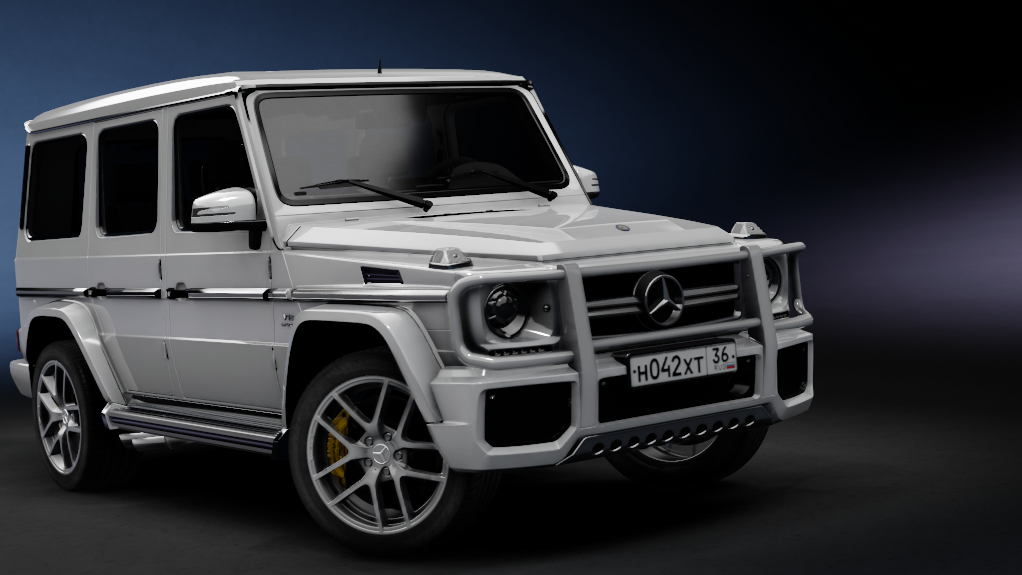 Mercedes Benz AMG G65, skin WHITES