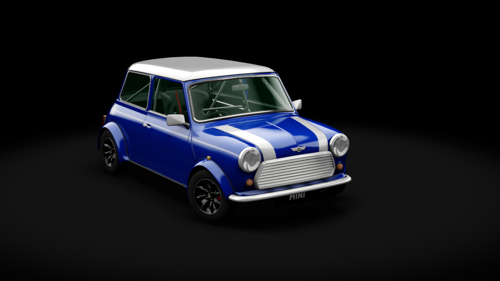 Mini Cooper Gr.2, skin Tahiti_Blue