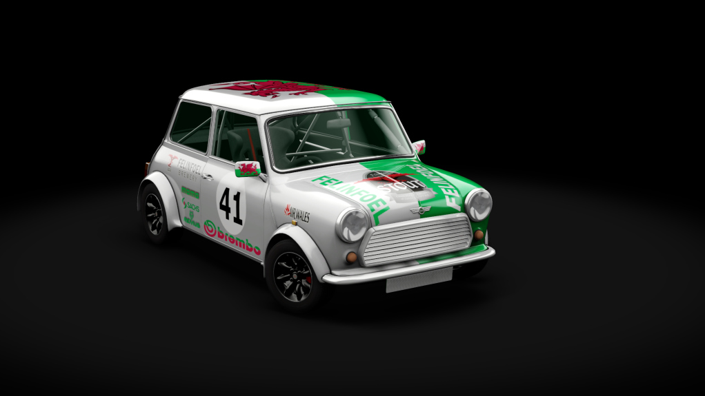 Mini Cooper Gr.2, skin wales_mini