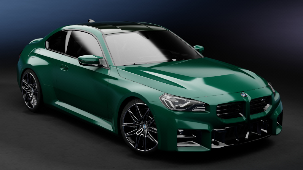 MLGZ | BMW M2 G87, skin 07 Isle of Man Green metallic