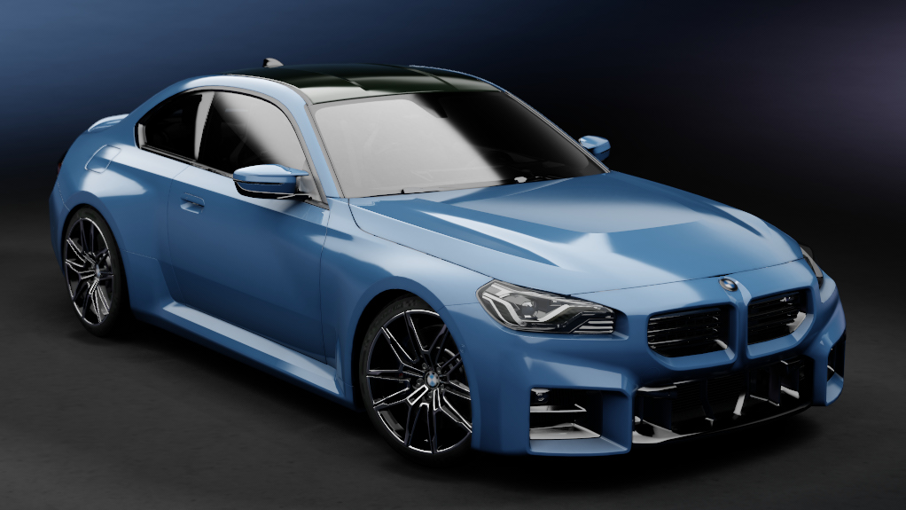 MLGZ | BMW M2 G87, skin 12 BMW Individual Frozen Portimao Blue metallic