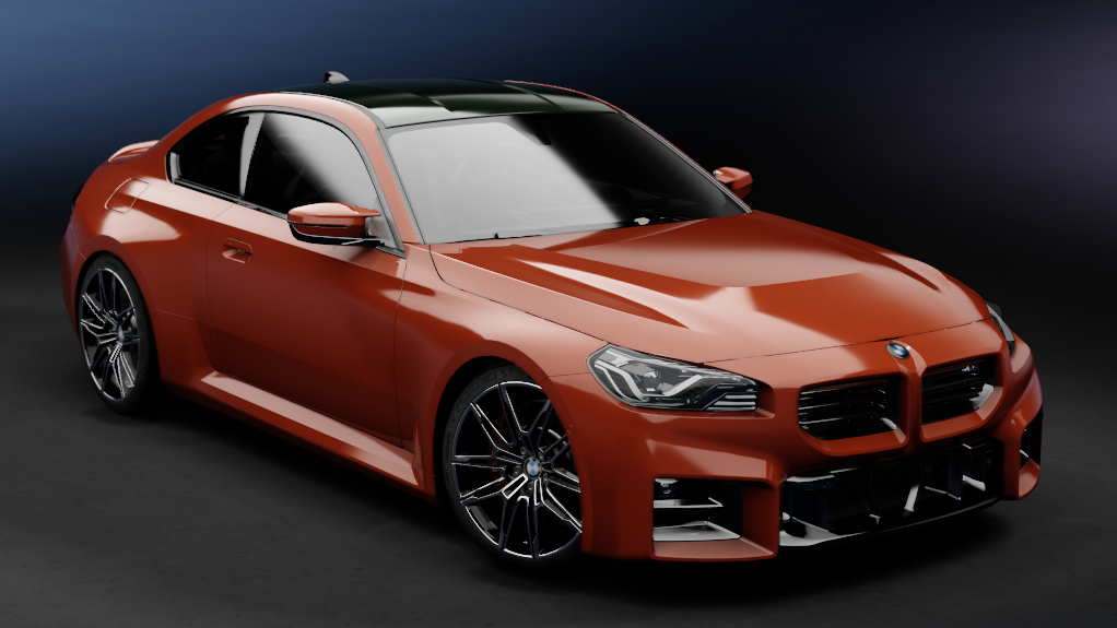 MLGZ | BMW M2 G87, skin 15 BMW Individual Frozen Orange II metallic