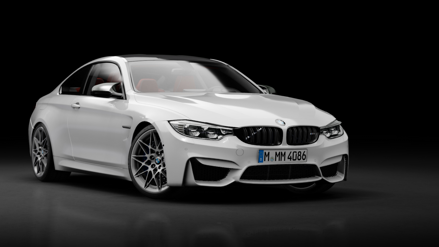 BMW M4 F82 Competition, skin 03_Mineral_White_Metallic