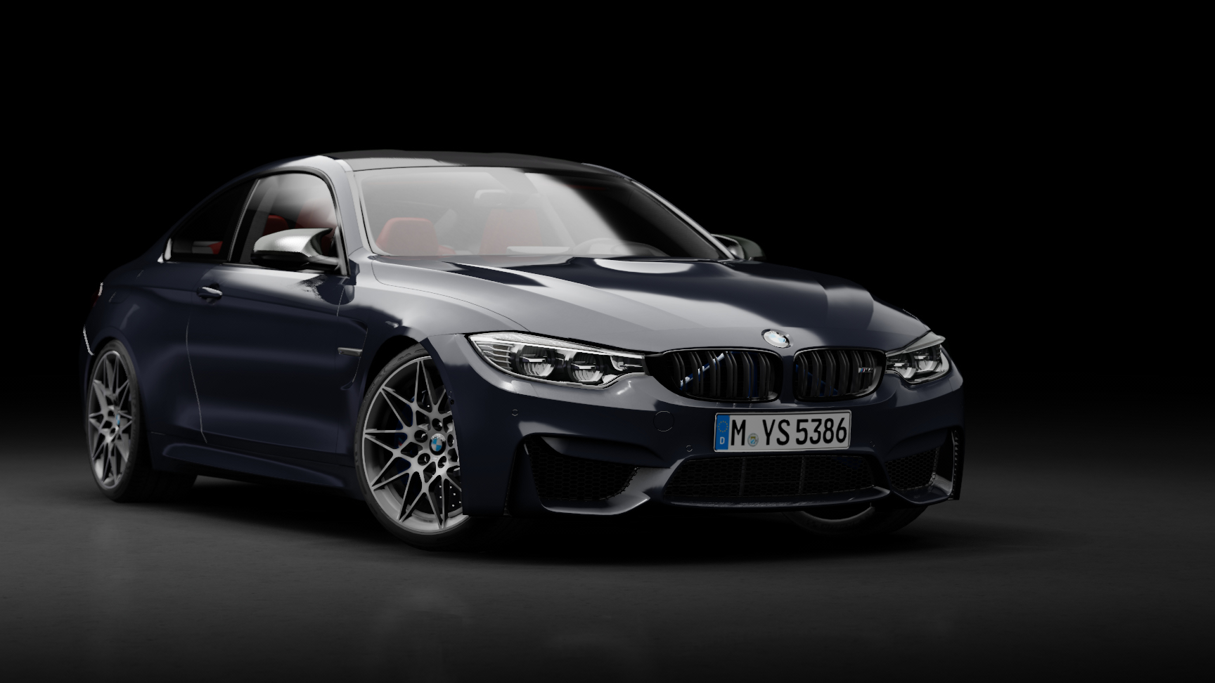 BMW M4 F82 Competition, skin 07_Azurite_Black_Metallic