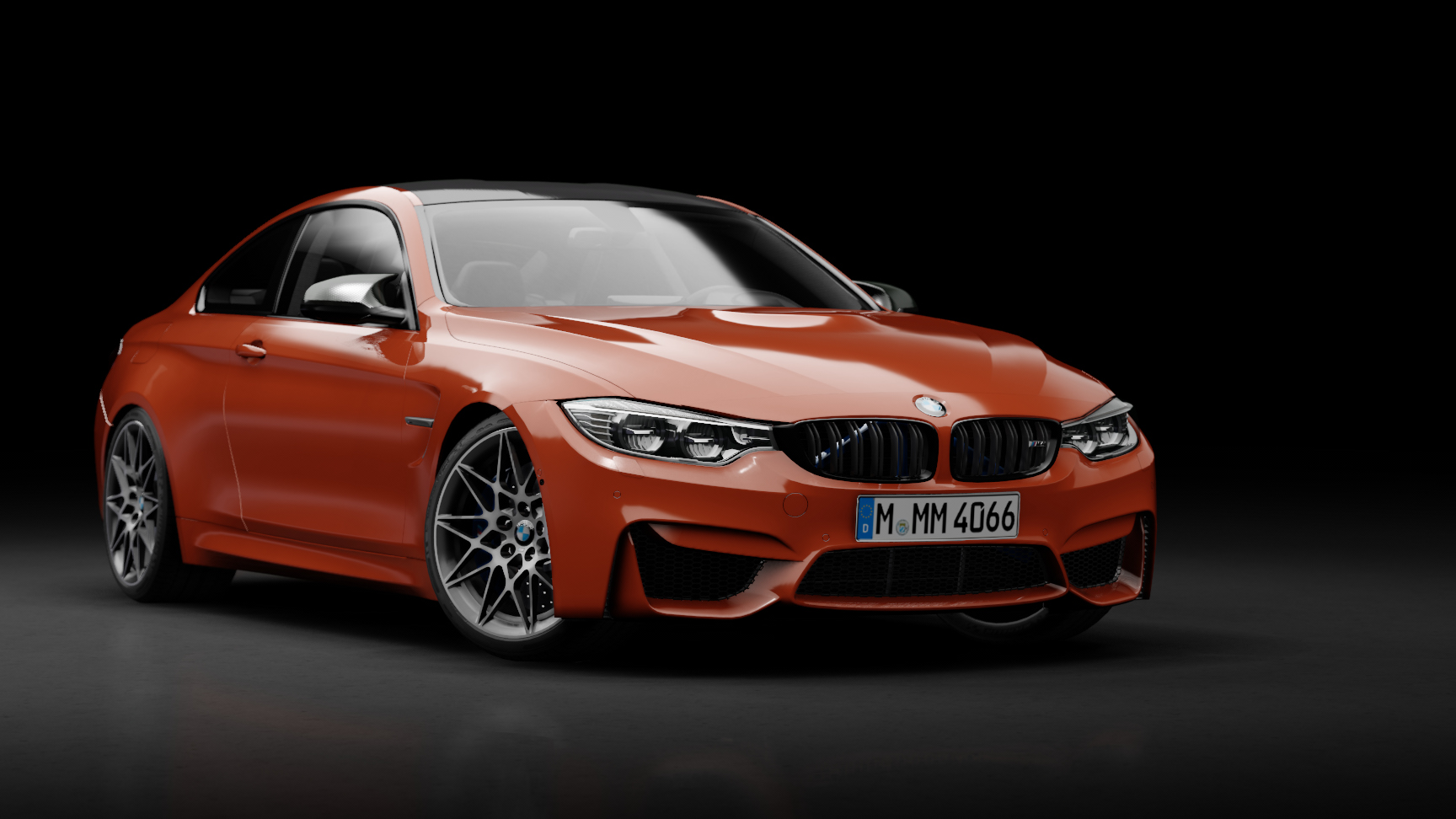 BMW M4 F82 Competition, skin 08_Sakhir_Orange_II_Metallic