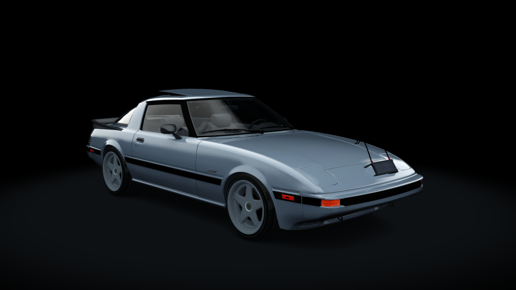 Mazda RX7 FB S1, skin Sunbeam_Silver_Metallic