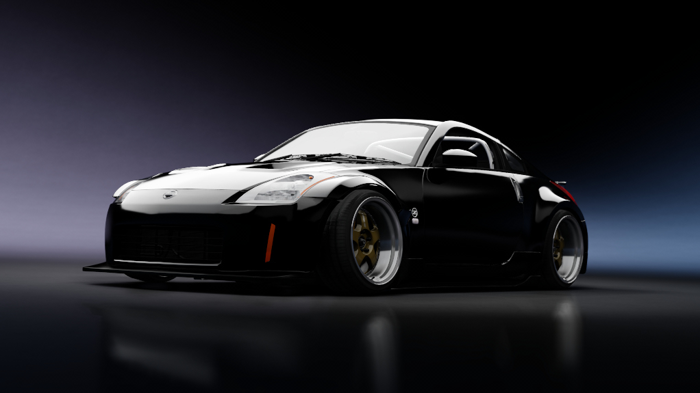 Nissan 350z VQ35 Stock BangerJP, skin Black