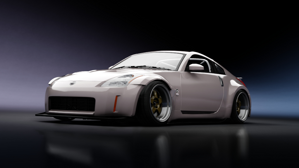 Nissan 350z VQ35 Stock BangerJP, skin White