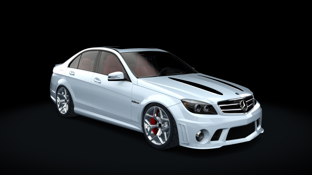 Mercedes-Benz C63 AMG RennTech Supercharged BFT Spec TR6060 | No Hesi Tuned, skin Crush Ice White