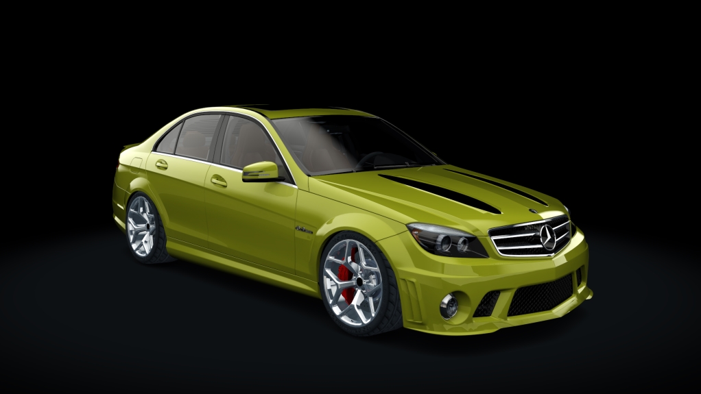 Mercedes-Benz C63 AMG RennTech Supercharged BFT Spec TR6060 | No Hesi Tuned, skin Mustard