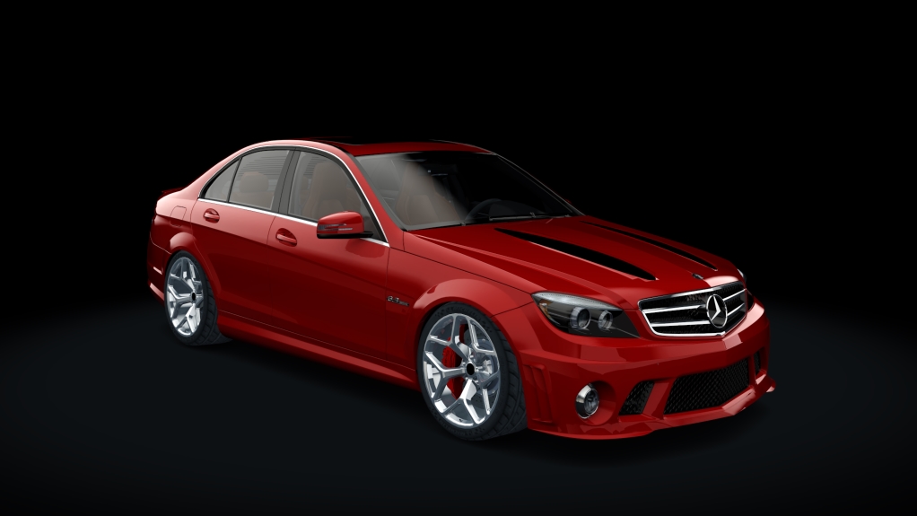 Mercedes-Benz C63 AMG RennTech Supercharged BFT Spec TR6060 | No Hesi Tuned, skin Red