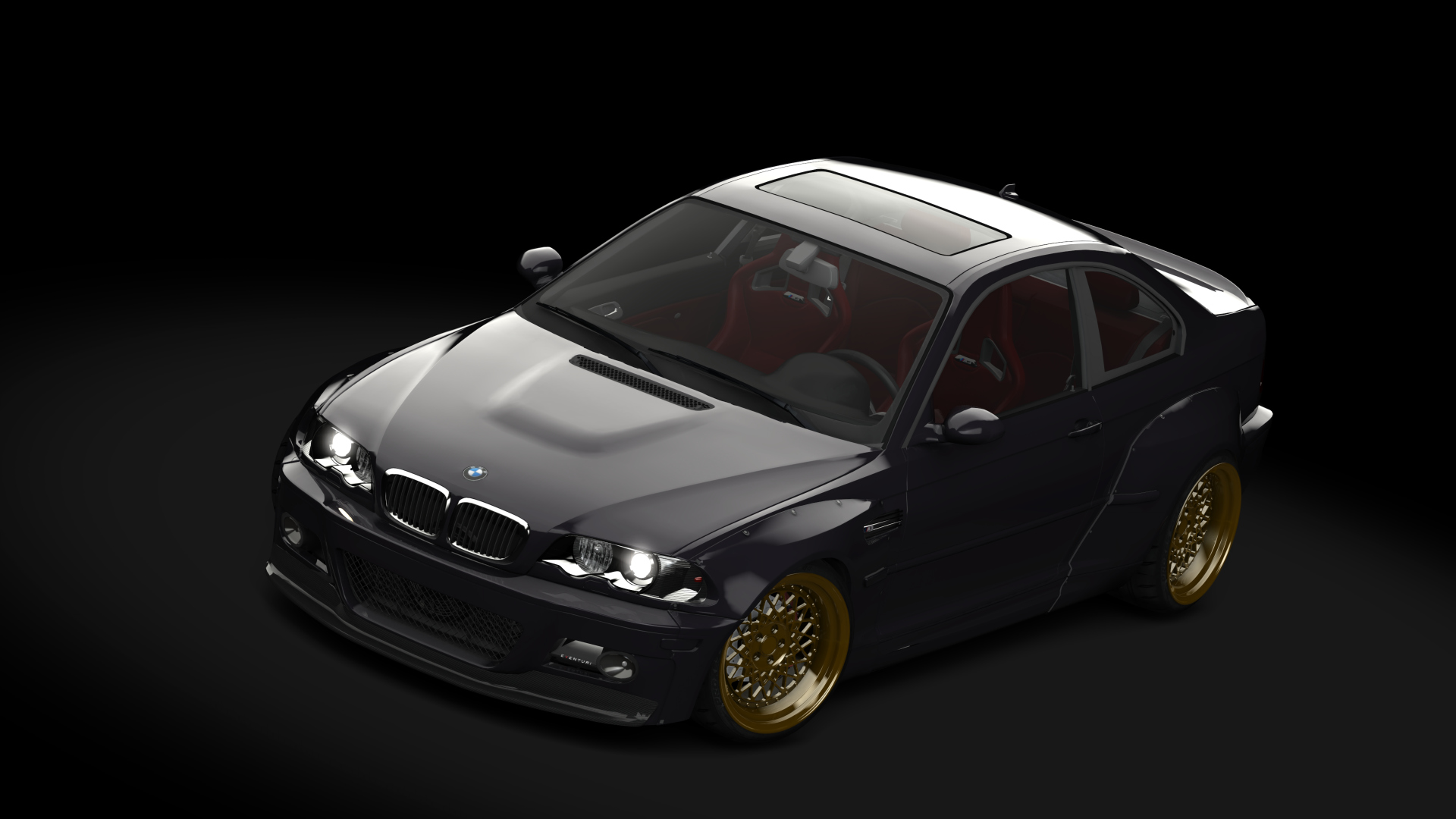 Overpass Visuals BMW M3 E46 Pandem Street, skin envy_jet_black