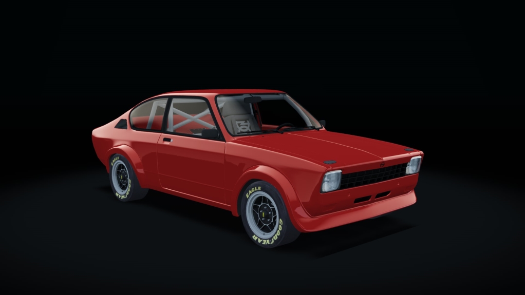 Opel Kadett S1, skin Flamencorot