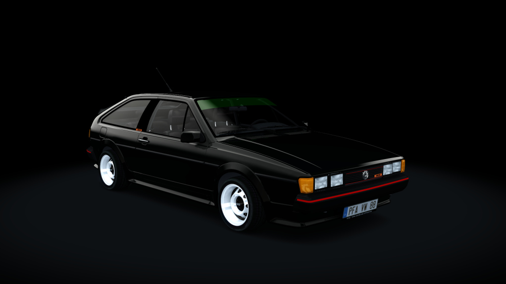 Volkswagen Scirocco GTX 16V, skin Black 04i