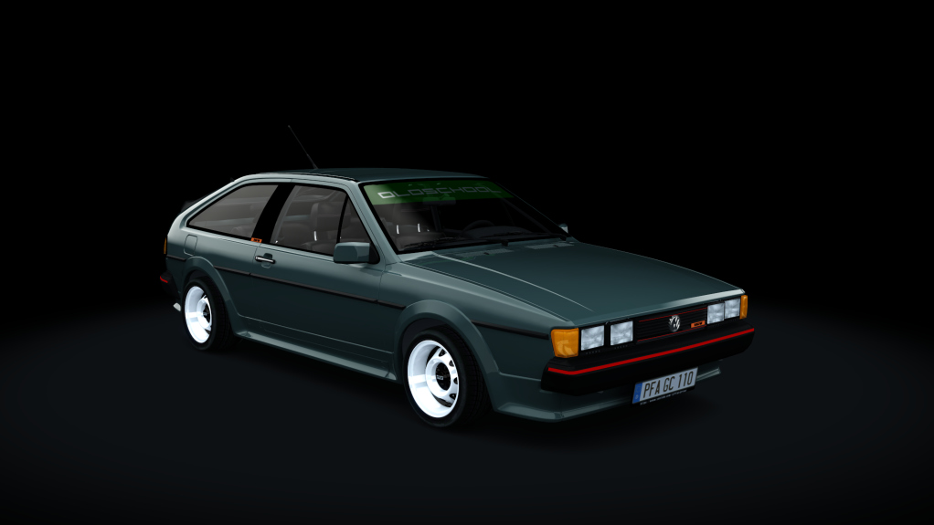 Volkswagen Scirocco GTX 16V, skin Colibri Green Metallic