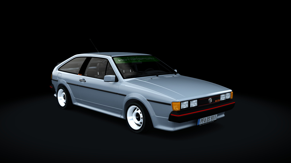 Volkswagen Scirocco GTX 16V, skin Diamond Silver Metallic