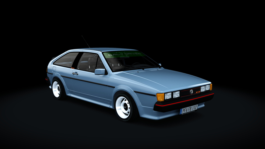 Volkswagen Scirocco GTX 16V, skin Florida Blue