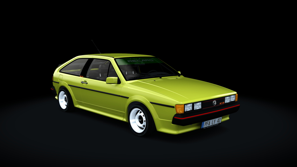 Volkswagen Scirocco GTX 16V, skin Lemon Yellow