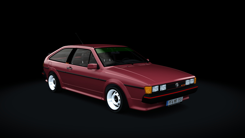 Volkswagen Scirocco GTX 16V, skin Mars Red